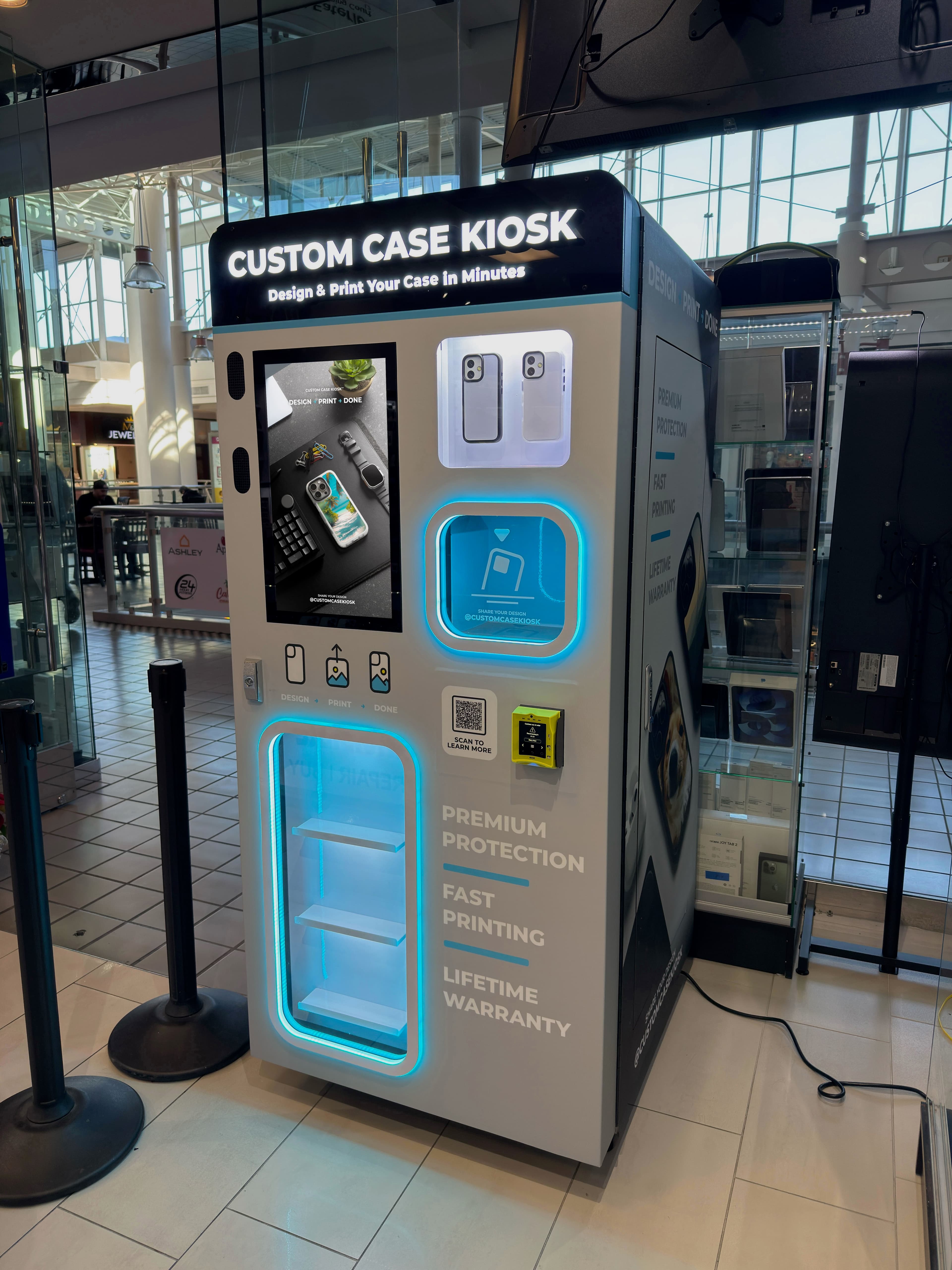 Custom Case Kiosk in Santa Ana